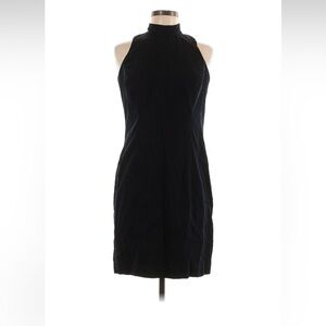 Vintage Hugo Buscati Collection Black High Neck Halter Dress